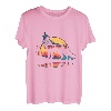 Wolf Moon Abstrakte Wölfe heulender Wolf Tier Wolf Liebhaber T-Shirt