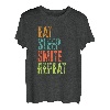 Retro Eat Sleep Smite Repeat Strike Strongly Legend Player T-Shirt