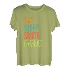Retro Eat Sleep Smite Repeat Strike Strongly Legend Player T-Shirt
