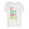 Retro Eat Sleep Smite Repeat Strike Strongly Legend Player T-Shirt