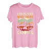 Life is Best When You're Camping Retro Wandern Berge 2023 T-Shirt