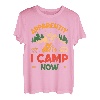 Apparently I Camp Now For Camping Lovers Funny Camper Retro T-Shirt