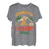 Apparently I Camp Now For Camping Lovers Funny Camper Retro T-Shirt