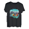 Wandern Landschaft Design Rainbow Mountain T-Shirt