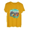 Wandern Landschaft Design Rainbow Mountain T-Shirt