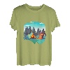 Wandern Landschaft Design Rainbow Mountain T-Shirt