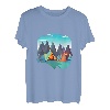 Wandern Landschaft Design Rainbow Mountain T-Shirt