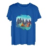 Wandern Landschaft Design Rainbow Mountain T-Shirt