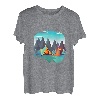Wandern Landschaft Design Rainbow Mountain T-Shirt