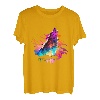 Heulender Wolf Wölfe Wolf Pop Art Abstrakt Wolf Liebhaber Tier T-Shirt