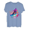 Heulender Wolf Wölfe Wolf Pop Art Abstrakt Wolf Liebhaber Tier T-Shirt