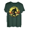 Retro Bigfoot Silhouette Sun Believe! Original 80er Jahre Grafik T-Shirt
