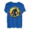 Retro Bigfoot Silhouette Sun Believe! Original 80er Jahre Grafik T-Shirt