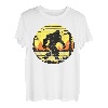 Retro Bigfoot Silhouette Sun Believe! Original 80er Jahre Grafik T-Shirt