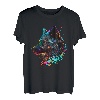 Wolf Face Wölfe Wolf Lover Wolf Tier Pop Art Abstrakt T-Shirt