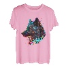 Wolf Face Wölfe Wolf Lover Wolf Tier Pop Art Abstrakt T-Shirt