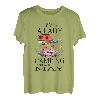 Eine Frau, die Camping liebt und im Mai geboren wurde T-Shirt