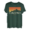 Vintage Colorado Springs Colorado Mountains Wandern Sonnenuntergang T-Shirt
