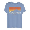 Vintage Colorado Springs Colorado Mountains Wandern Sonnenuntergang T-Shirt