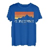 Vintage Colorado Springs Colorado Mountains Wandern Sonnenuntergang T-Shirt