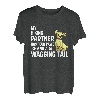 Mein Wanderpartner hat vier Pfoten und wedelnden Schwanz T-Shirt