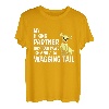 Mein Wanderpartner hat vier Pfoten und wedelnden Schwanz T-Shirt
