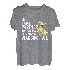 Mein Wanderpartner hat vier Pfoten und wedelnden Schwanz T-Shirt