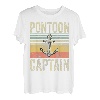 Herren Pontoon Captain Shirt Lustiges Vatertagsgeschenk Pontonboot T-Shirt