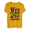 Ruhestandsplan Camping - Lustiges Camping-Outfit im Ruhestand T-Shirt