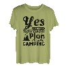 Ruhestandsplan Camping - Lustiges Camping-Outfit im Ruhestand T-Shirt