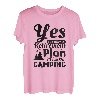 Ruhestandsplan Camping - Lustiges Camping-Outfit im Ruhestand T-Shirt