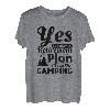 Ruhestandsplan Camping - Lustiges Camping-Outfit im Ruhestand T-Shirt