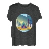 Wandern Landschaft Design Rainbow Mountain T-Shirt