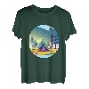 Wandern Landschaft Design Rainbow Mountain T-Shirt