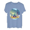 Wandern Landschaft Design Rainbow Mountain T-Shirt