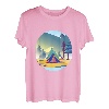 Wandern Landschaft Design Rainbow Mountain T-Shirt