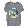 Wandern Landschaft Design Rainbow Mountain T-Shirt