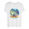 Wandern Landschaft Design Rainbow Mountain T-Shirt