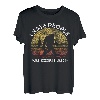 Retro-Bigfoot Sasquatch Ich hasse Leute Falcon Lake Fishing T-Shirt