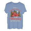 Ich bin ein Mädchen vom Typ High Heels und Camping. Mädchen-Camping T-Shirt