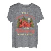 Ich bin ein Mädchen vom Typ High Heels und Camping. Mädchen-Camping T-Shirt