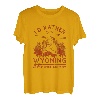 Vintage Ich wäre lieber in Wyoming Wandering Camping Trip T-Shirt