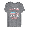Damen Ich Brauche Keine 5Sterne Ich Bin Glücklich Camping Geschenk T-Shirt