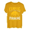 Lustiges Camping- und Angel-Liebhaber-Outfit Natur Sommercamp T-Shirt