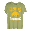 Lustiges Camping- und Angel-Liebhaber-Outfit Natur Sommercamp T-Shirt