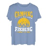 Lustiges Camping- und Angel-Liebhaber-Outfit Natur Sommercamp T-Shirt