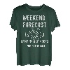 Wochenendvorhersage Camping mit einer Chance von S'mores T-Shirt