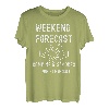 Wochenendvorhersage Camping mit einer Chance von S'mores T-Shirt