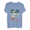 Camping with a chance of driniking Campingplatz geboren T-Shirt