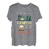 Camping with a chance of driniking Campingplatz geboren T-Shirt